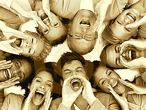 group-of-people-yelling-hey-thumb6524540